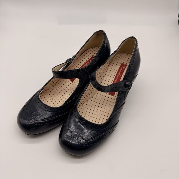 But Another Innocent Tale Shoes Womens 6.5 Blue Strap Heels Anthropologie BAIT - Picture 1 of 9